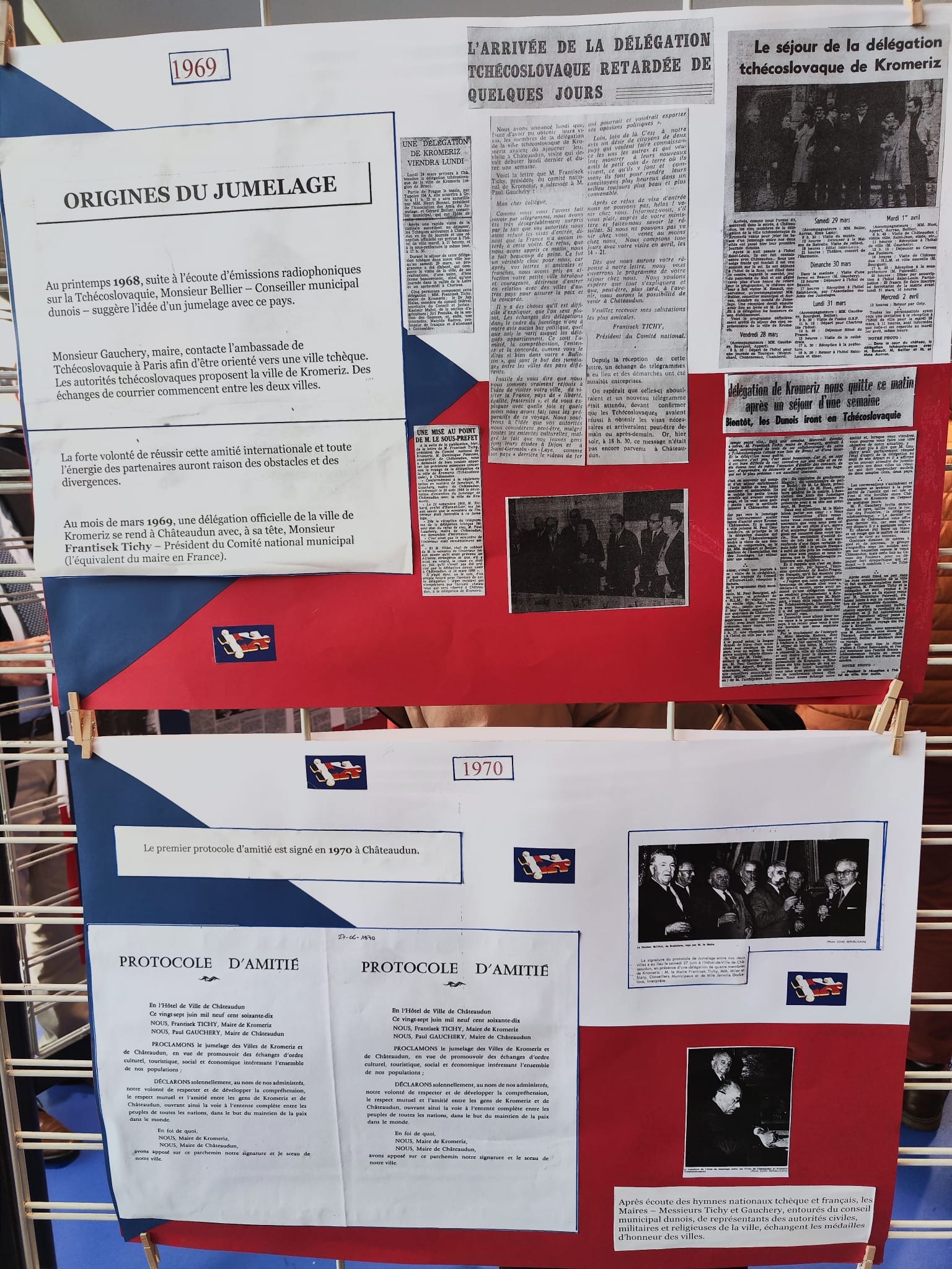 Výstava mapující historii partnerských vztahů obou měst.