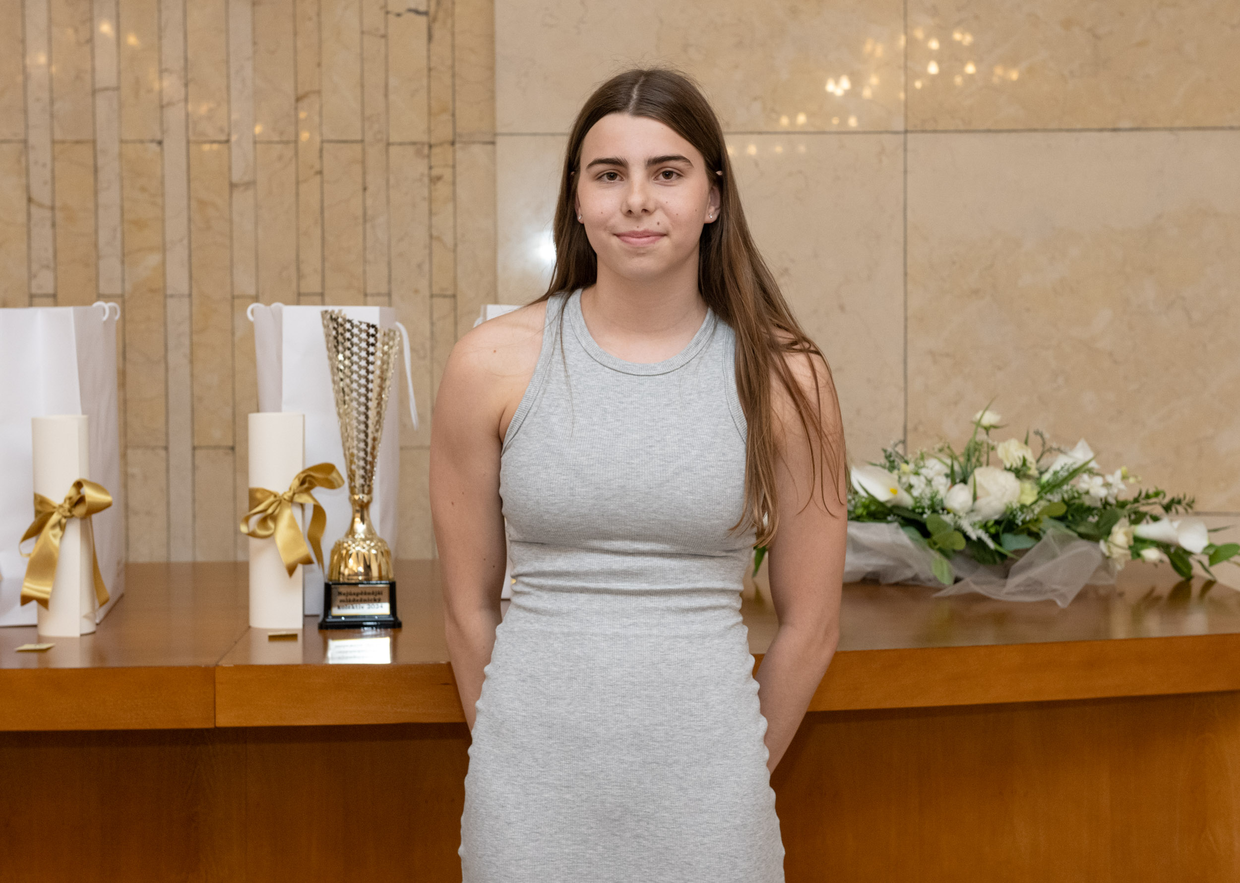 Barbora Danielová, oddíl Plavecké sporty Kroměříž.