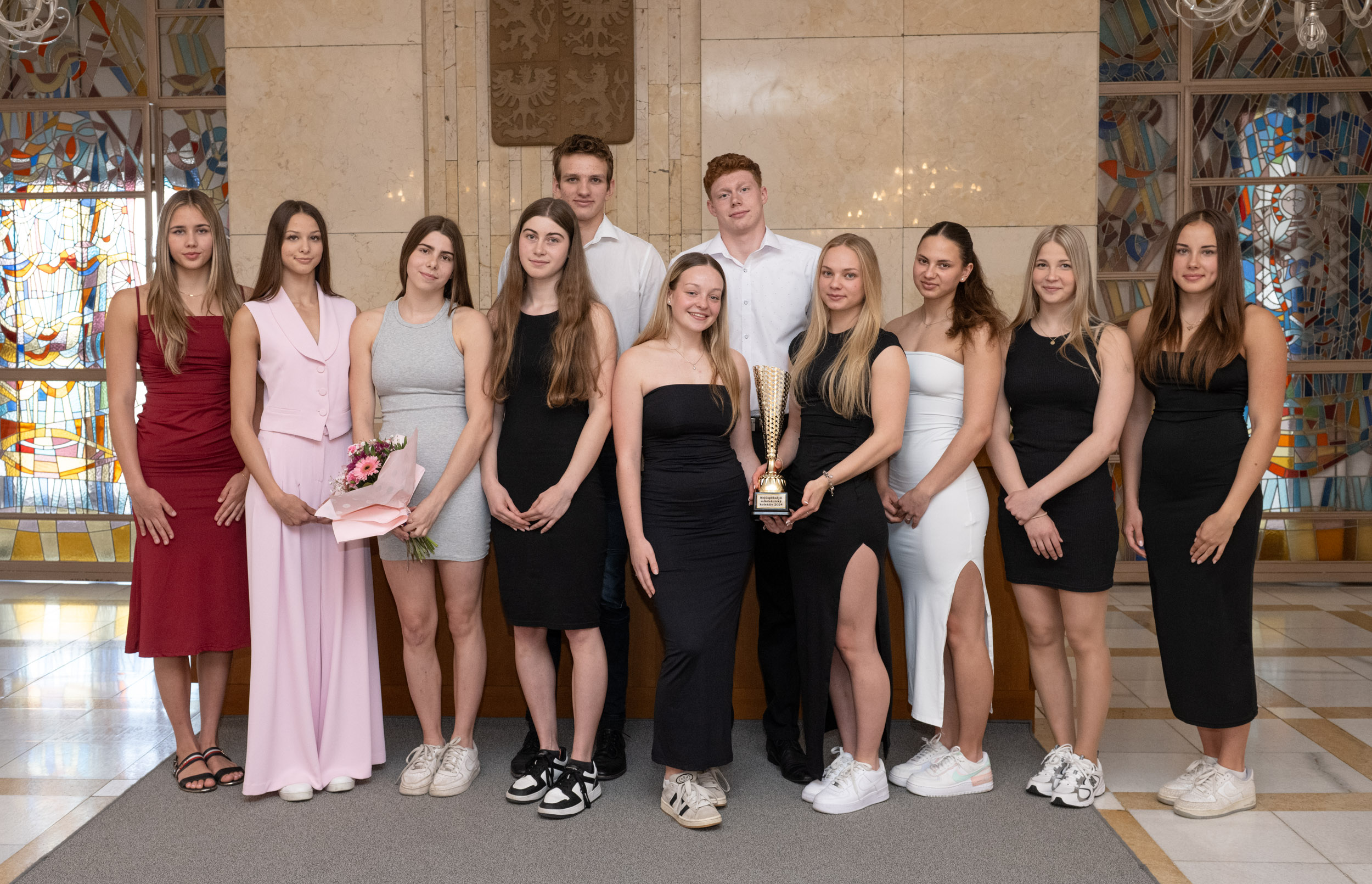 Družstvo Plavecké sporty Kroměříž.