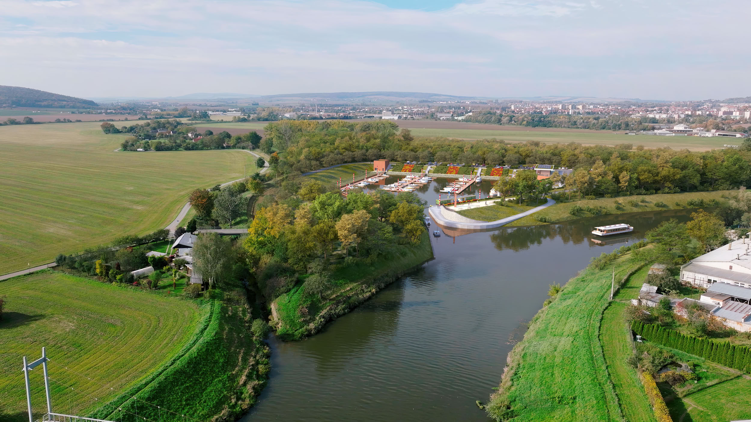 Vizualizace budoucího přístavu